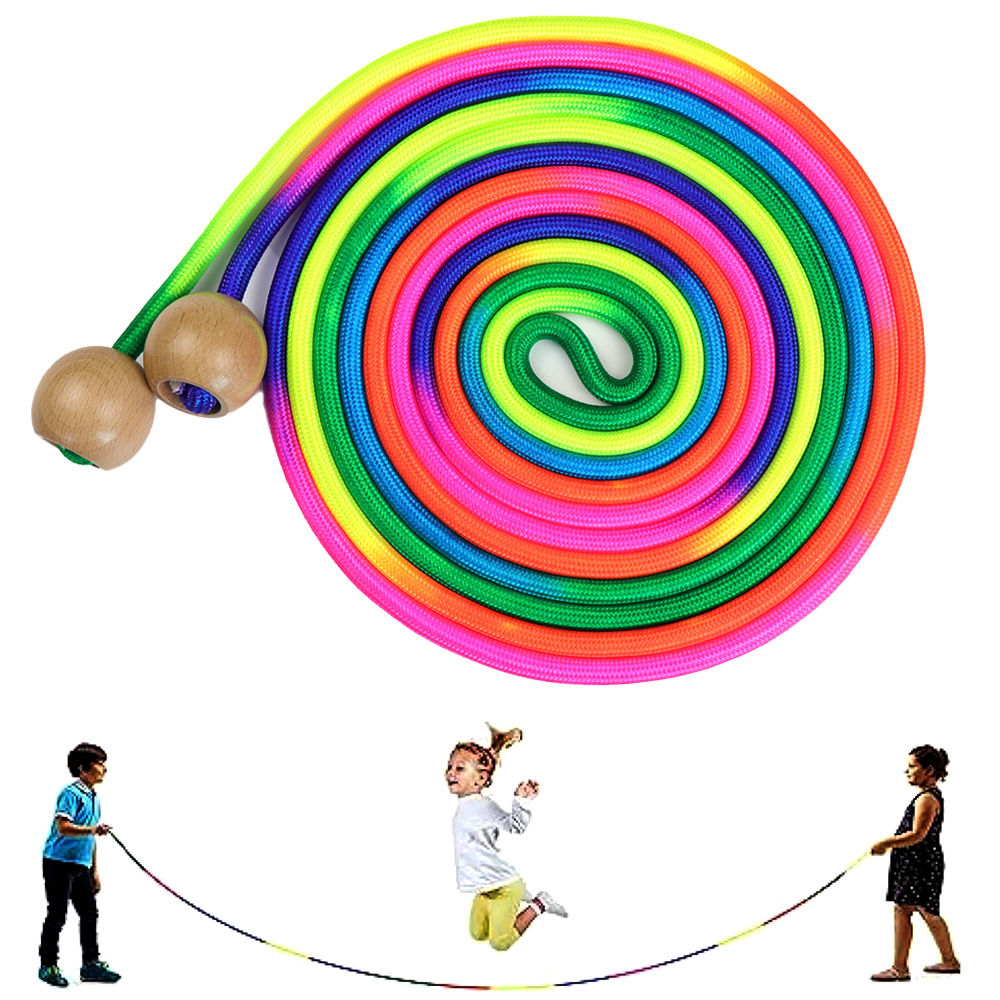 Jump Rope Bearing - 5M Rainbow Long Jump Rope for