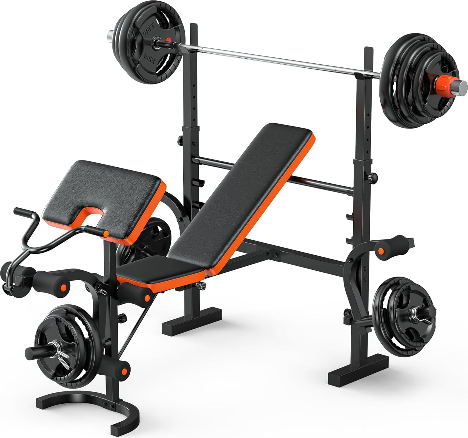 Home Gym Leg - 6-in-1 Weight Bench 770LBS with Leg