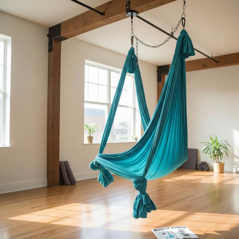 Aerial Yoga Hammock 11 Yards F - مراجعة Home Gym Guide وسعره