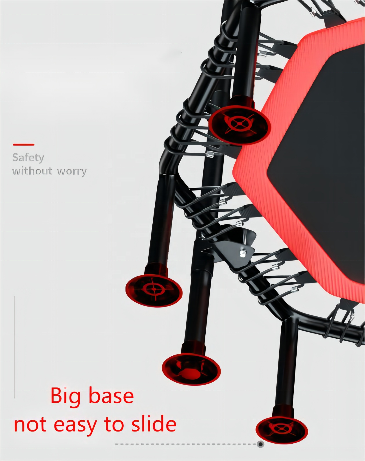 Trampoline with Adjustable Han - مراجعة Home Gym Trainer وسعره