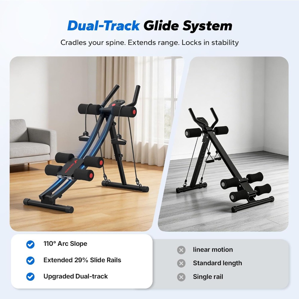 Adjustable Dual Track Ab Train - مراجعة Home Gym Trainer وسعره