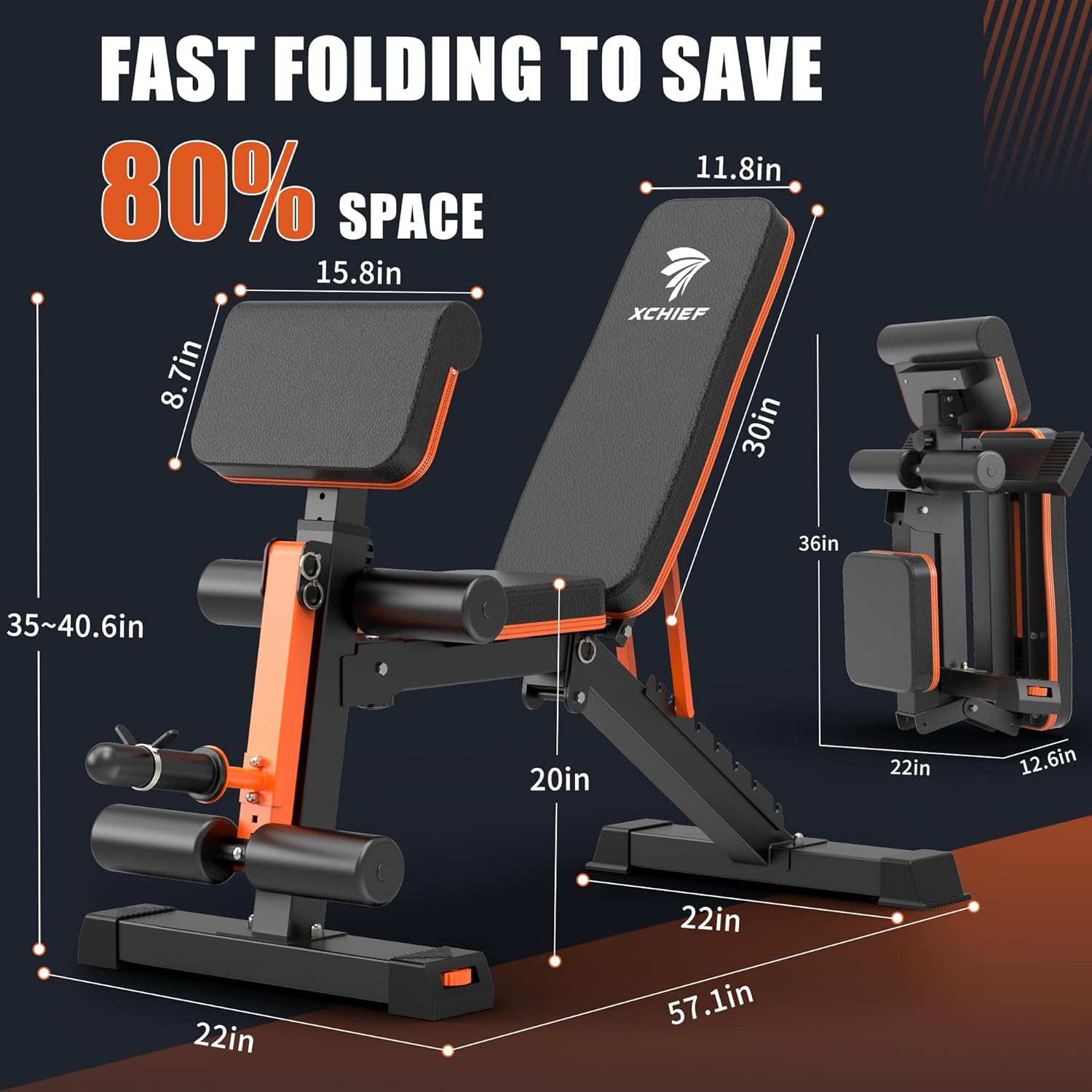 Adjustable Weight Bench - 1000 - مراجعة Home Gym Leg وسعره