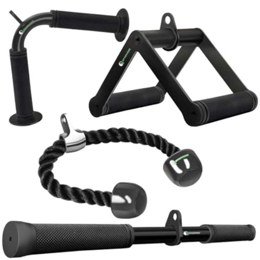 Cable Machine Attachment Set L - مراجعة Home Gym Weight Machine وسعره
