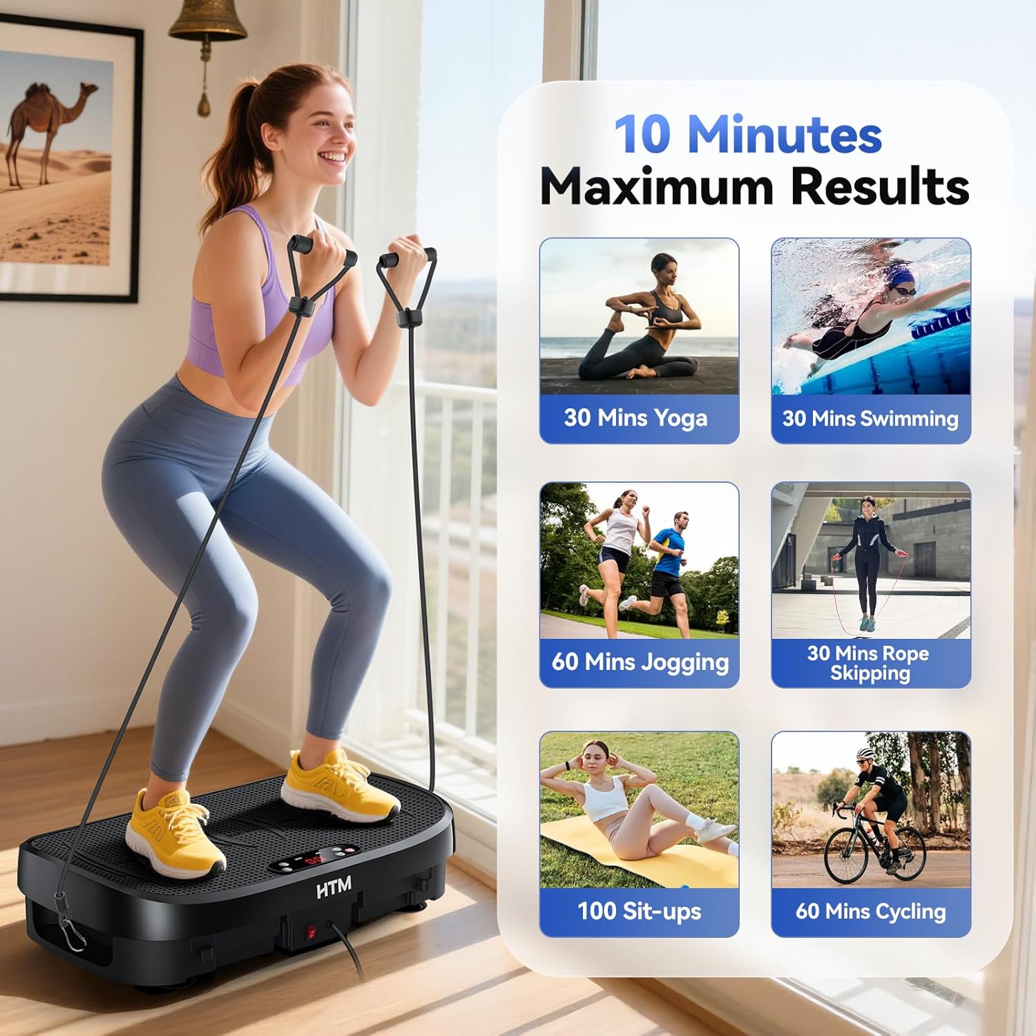 Vibration Plate Fat Burning Fi - مراجعة Home Gym Weight Machine وسعره