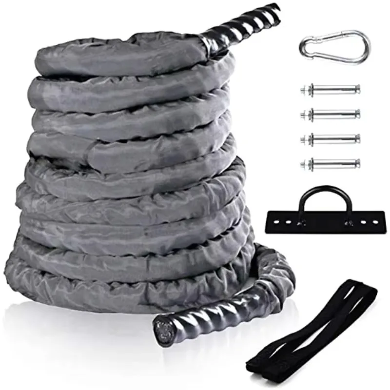 High Quality Nylon Battle Rope - مراجعة Home Gym Leg وسعره