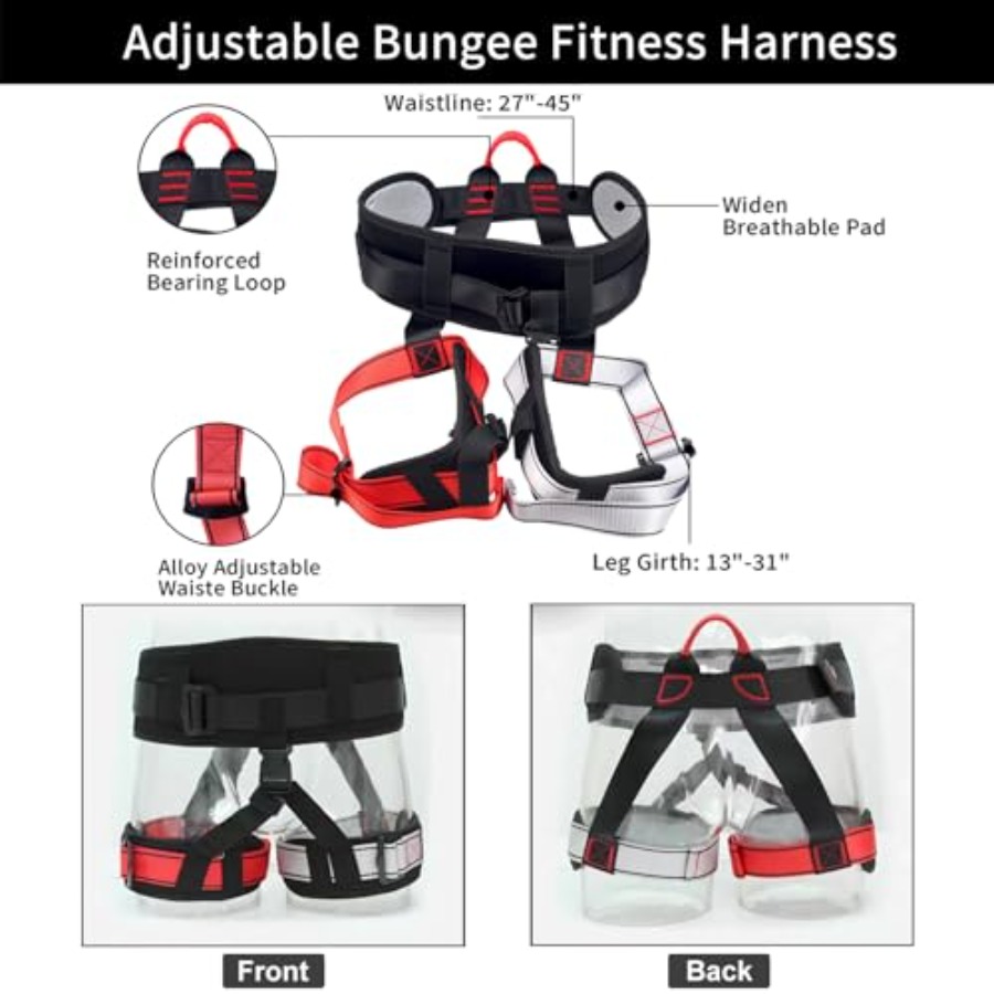 Bungee Fitness Set for Air Dan - مراجعة Home Gym Leg وسعره