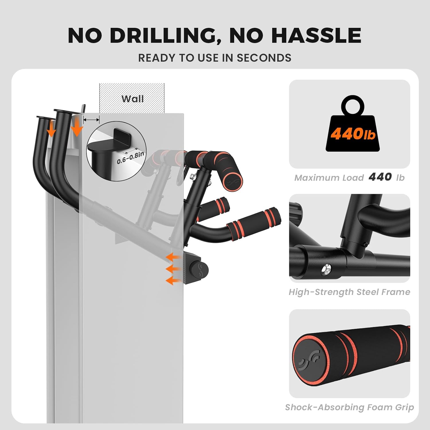 Door Pull Up Bar for Doorway w - مراجعة Home Gym Trainer وسعره