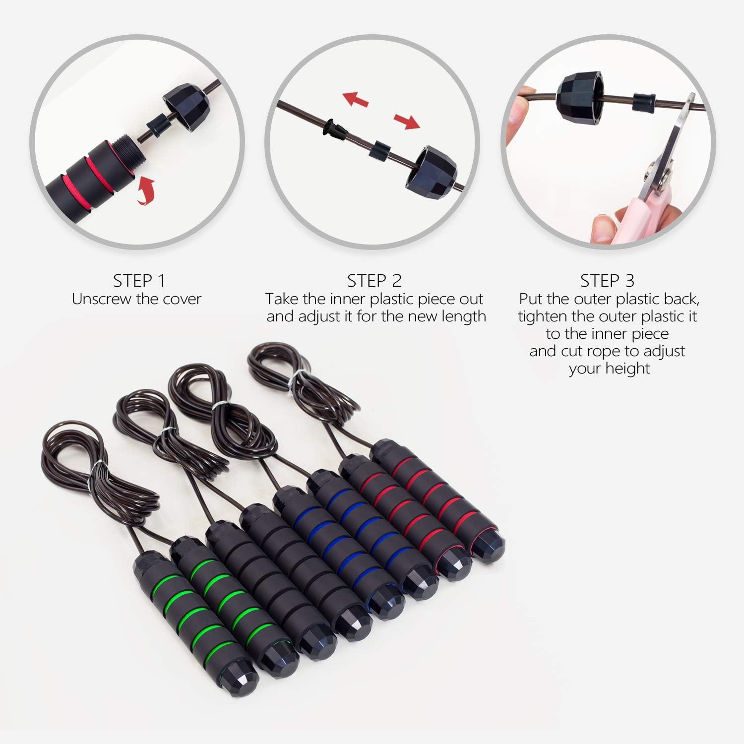 Jump Rope for Fitness,Speed Ju - مراجعة Jump Rope Bearing وسعره
