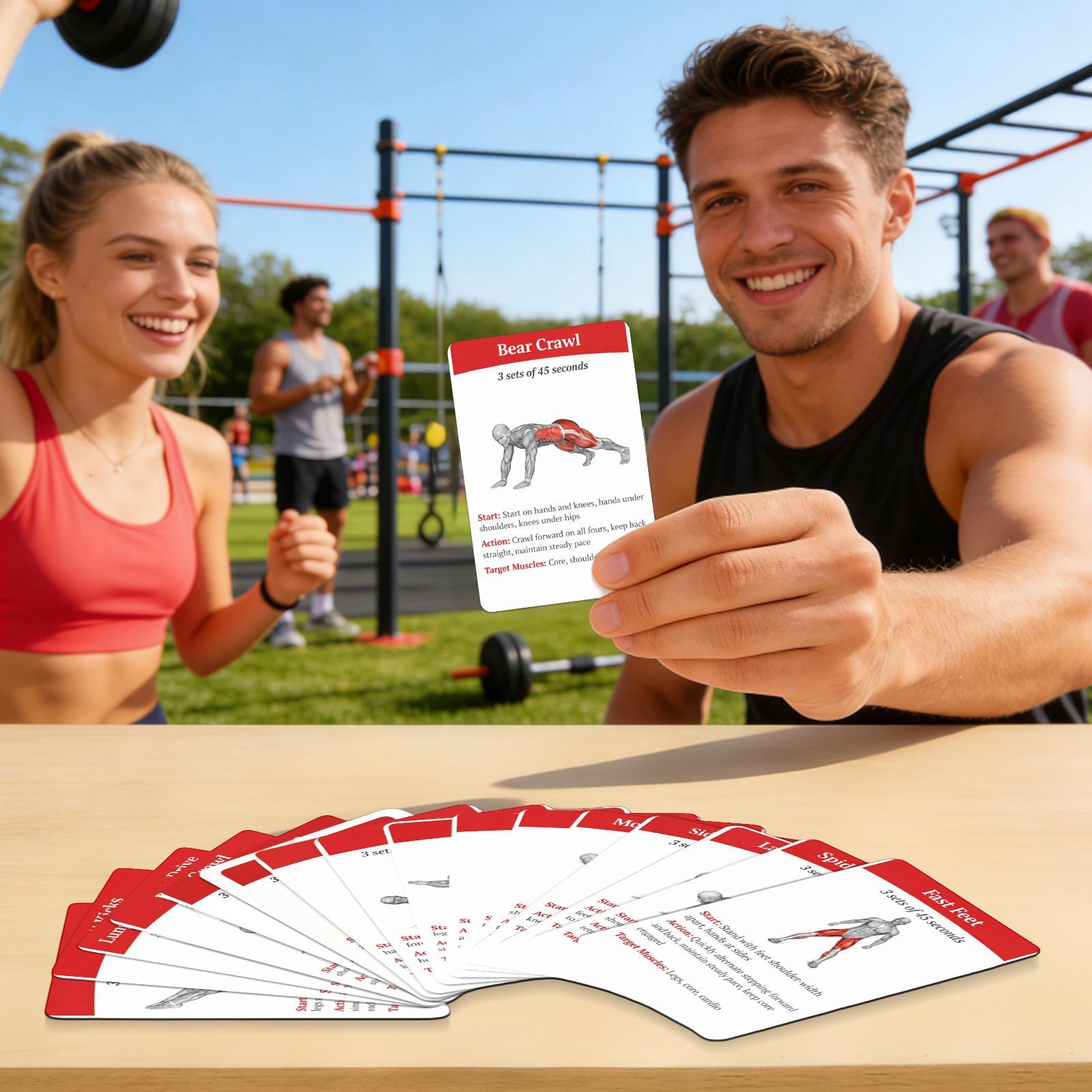 Workout Cards Deck 36 Pieces H - مراجعة Home Gym Guide وسعره