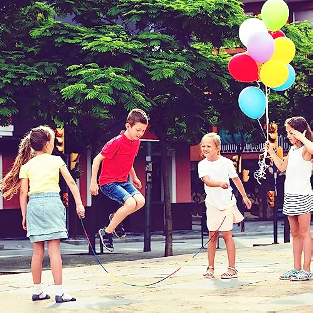 5M Rainbow Long Jump Rope for  - مراجعة Jump Rope Bearing وسعره
