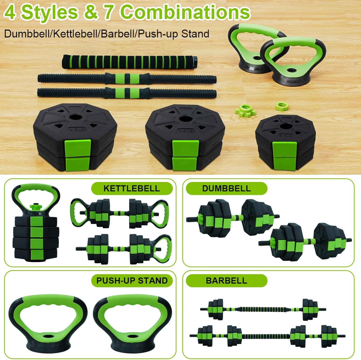 66lbs/88lbs Weight 4 in 1 Adju - مراجعة Home Gym Weight Machine وسعره