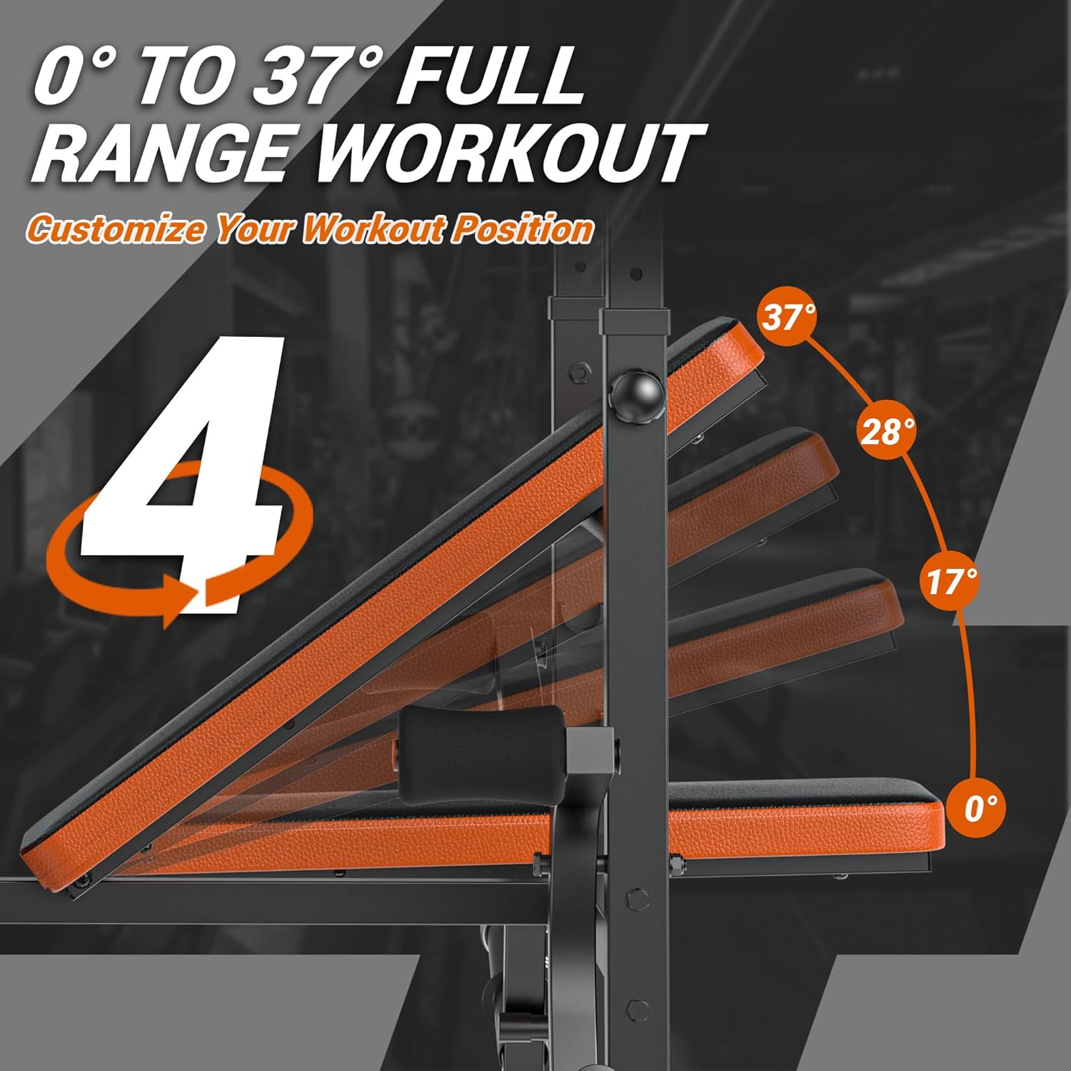 6-in-1 Weight Bench 770LBS wit - مراجعة Home Gym Leg وسعره