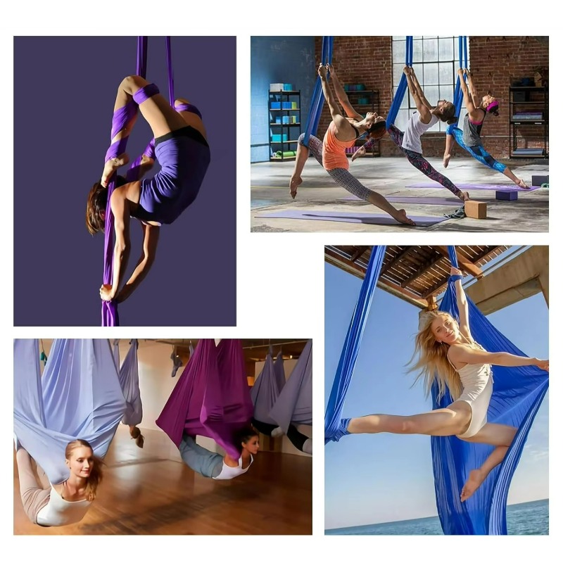 Colorful Nylon Aerial Silks Ki - مراجعة Home Gym Guide وسعره