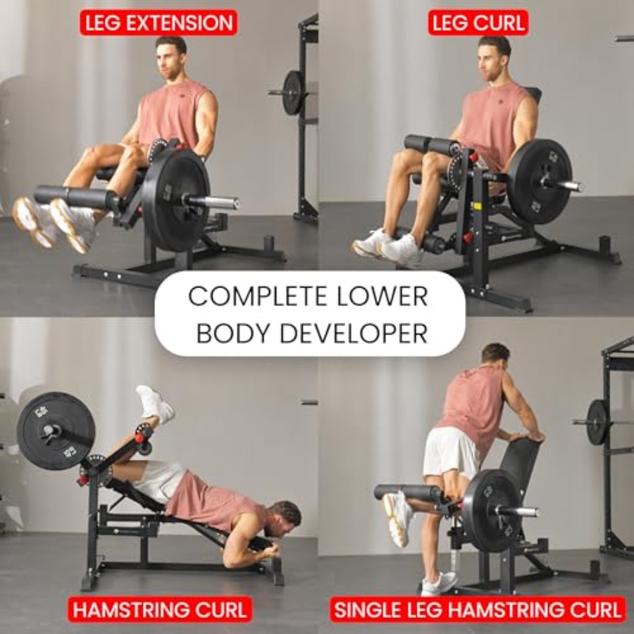 Adjustable Weight Bench with L - مراجعة Home Gym Weight Machine وسعره