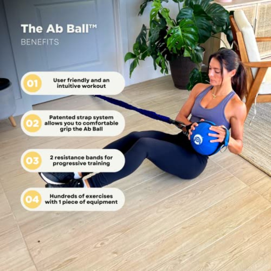 Ab Ball - 3-in-1 medicine ball - مراجعة Home Gym Leg وسعره