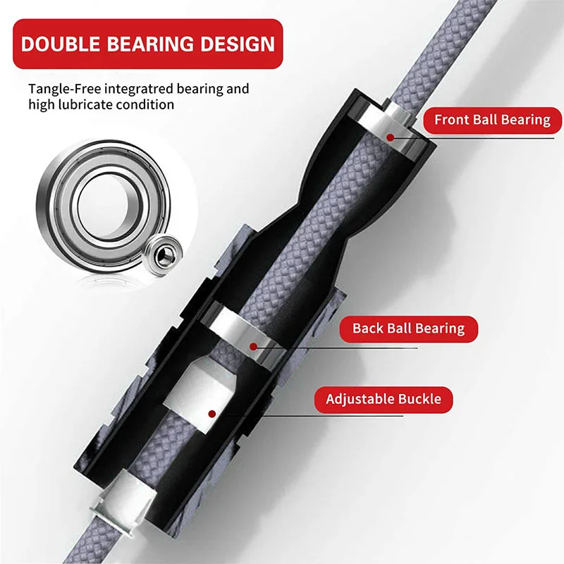 Ultralight Racing Rope Skippin - مراجعة Jump Rope Bearing وسعره