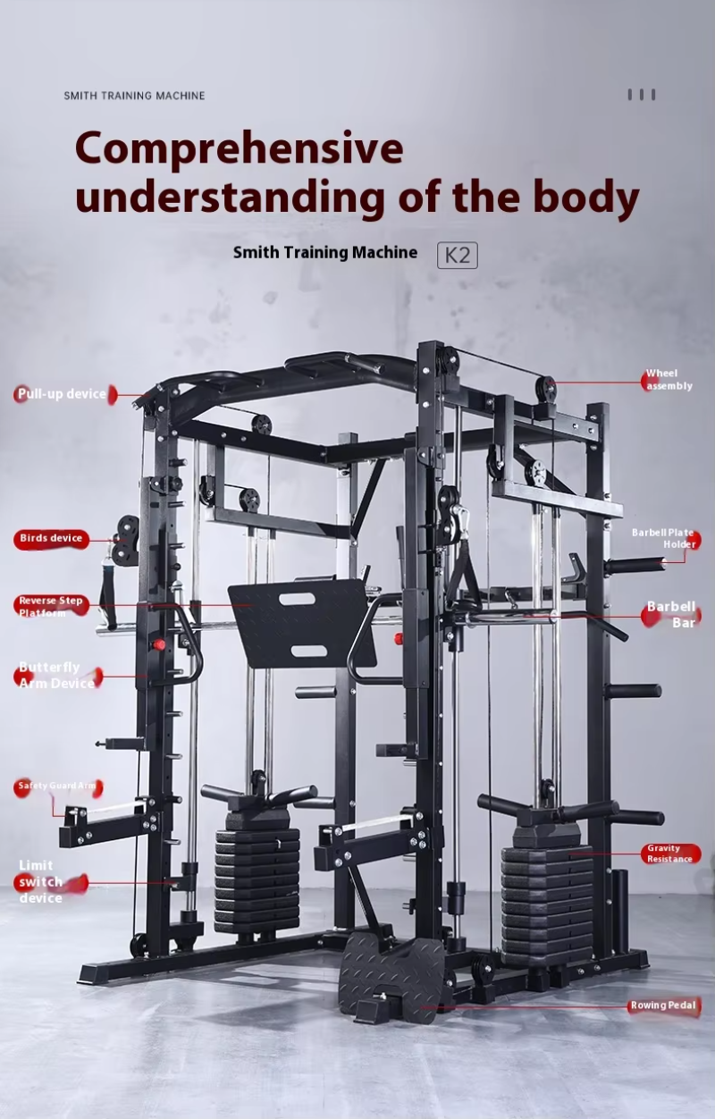 Hot Sale Commercial Power Cage - مراجعة Home Gym Weight Machine وسعره