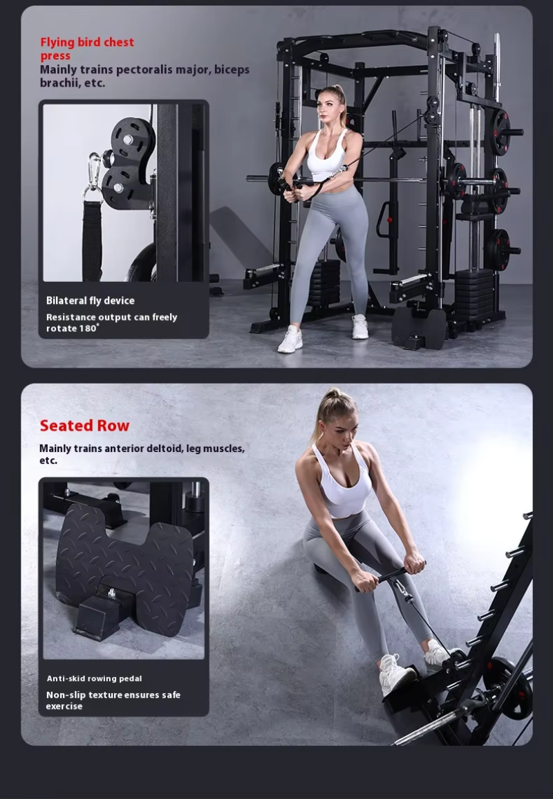 Hot Sale Commercial Power Cage - مراجعة Home Gym Weight Machine وسعره