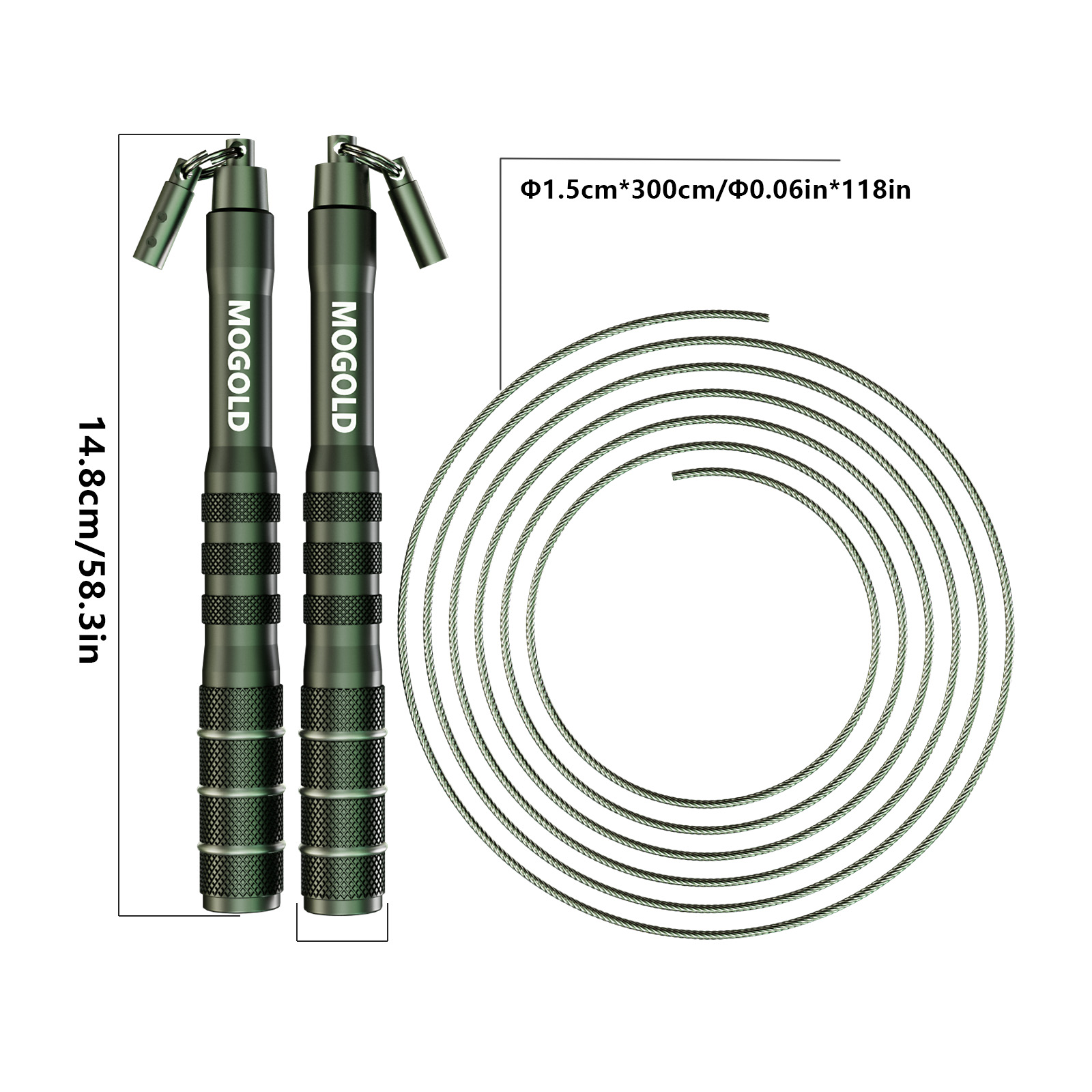Anti-tangling fast skipping ro - مراجعة Jump Rope Bearing وسعره