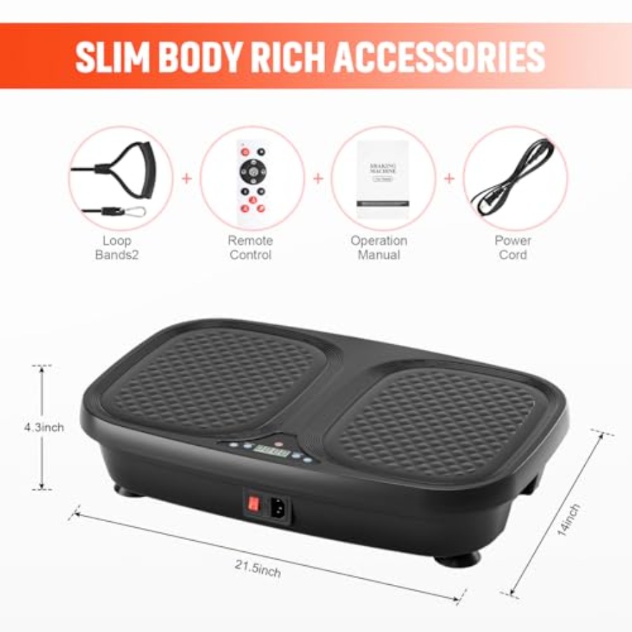 Vibration Plate Exercise Machi - مراجعة Home Gym Weight Machine وسعره