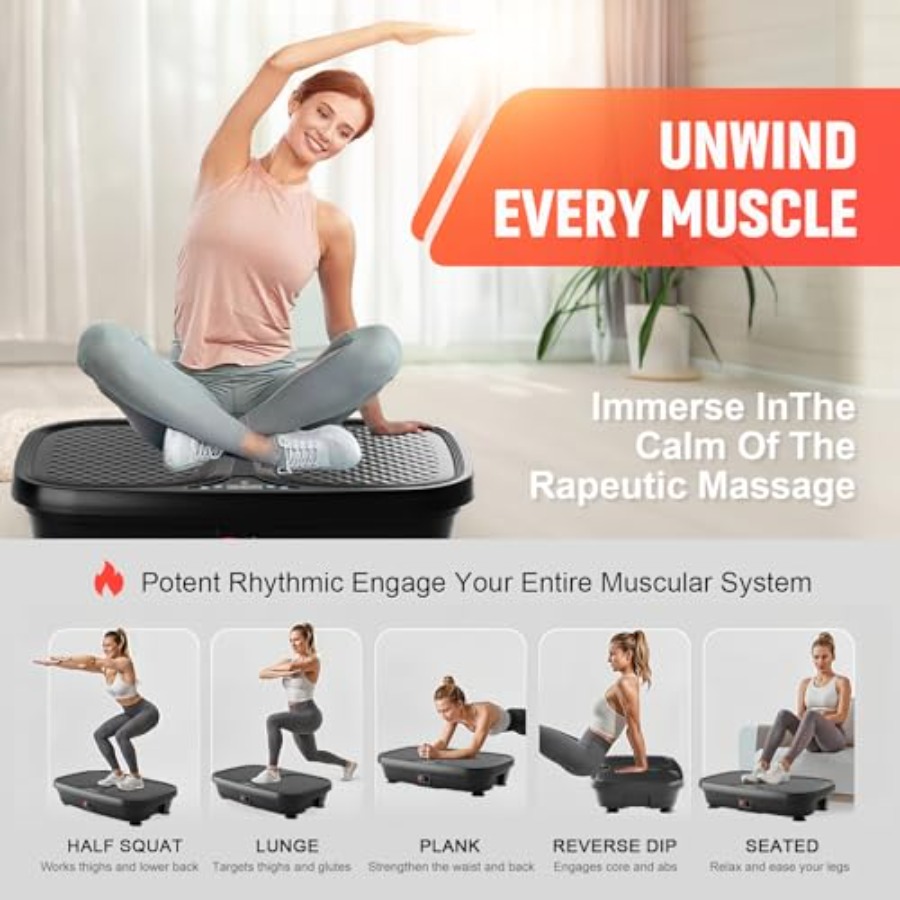 Vibration Plate Exercise Machi - مراجعة Home Gym Weight Machine وسعره