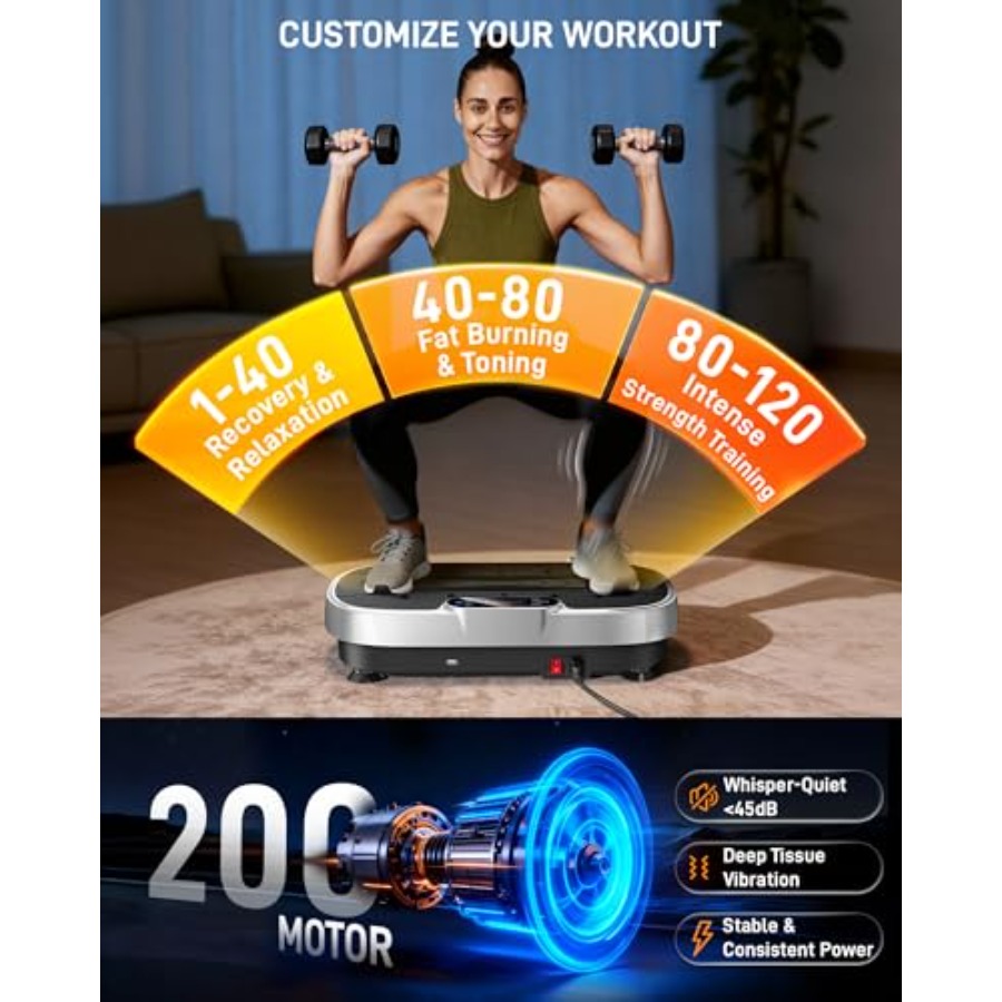 Vibration Plate Exercise Machi - مراجعة Home Gym Weight Machine وسعره