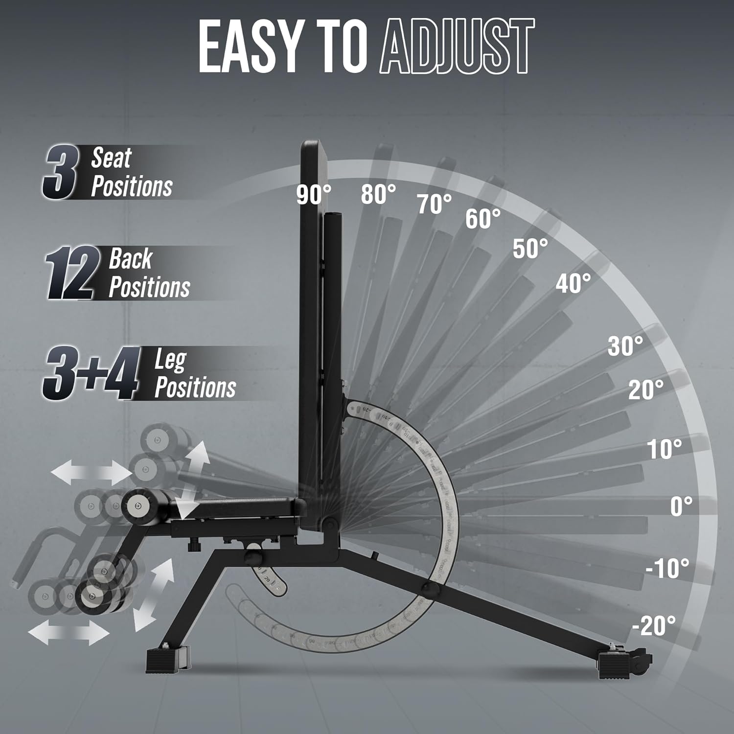 Home Gym Weight Bench - Steel  - مراجعة Home Gym Leg وسعره
