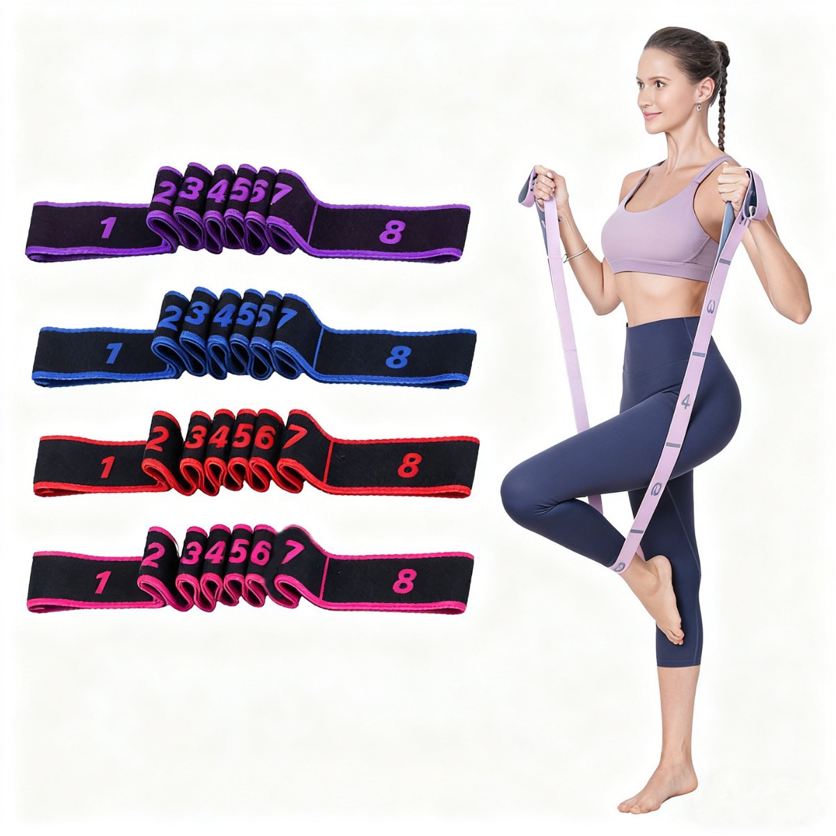 8 Grid Resistance Band Dance E - مراجعة Home Gym Unit وسعره