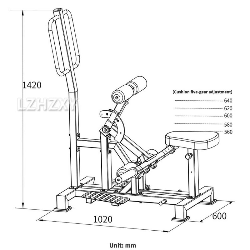 Hip trainer Squatting apparatu - مراجعة Home Gym Weight Machine وسعره