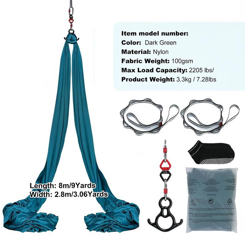 Aerial Yoga Hammock 8M For Stu - مراجعة Home Gym Guide وسعره