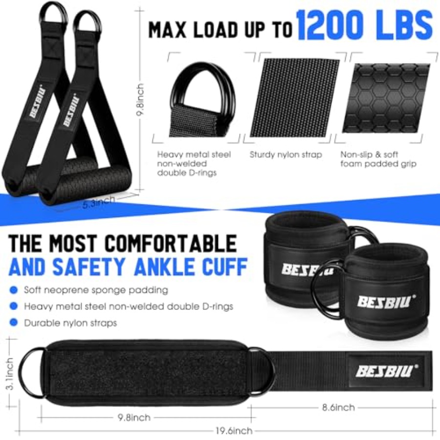 Home gym workout bands for str - مراجعة Home Gym Leg وسعره